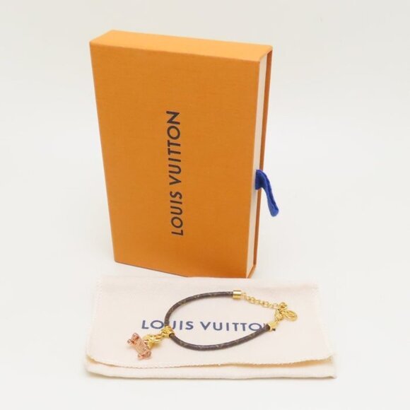 LOUIS VUITTON Brown Charm Bracelet - Picture 7 of 8